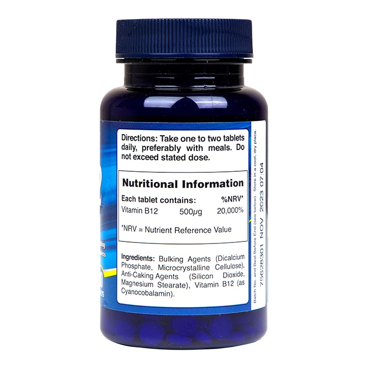 Holland & Barrett Vitamin B12 100 Tablets 500ug